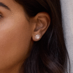 Tip-Top Diamond Stud Earrings - Image 2