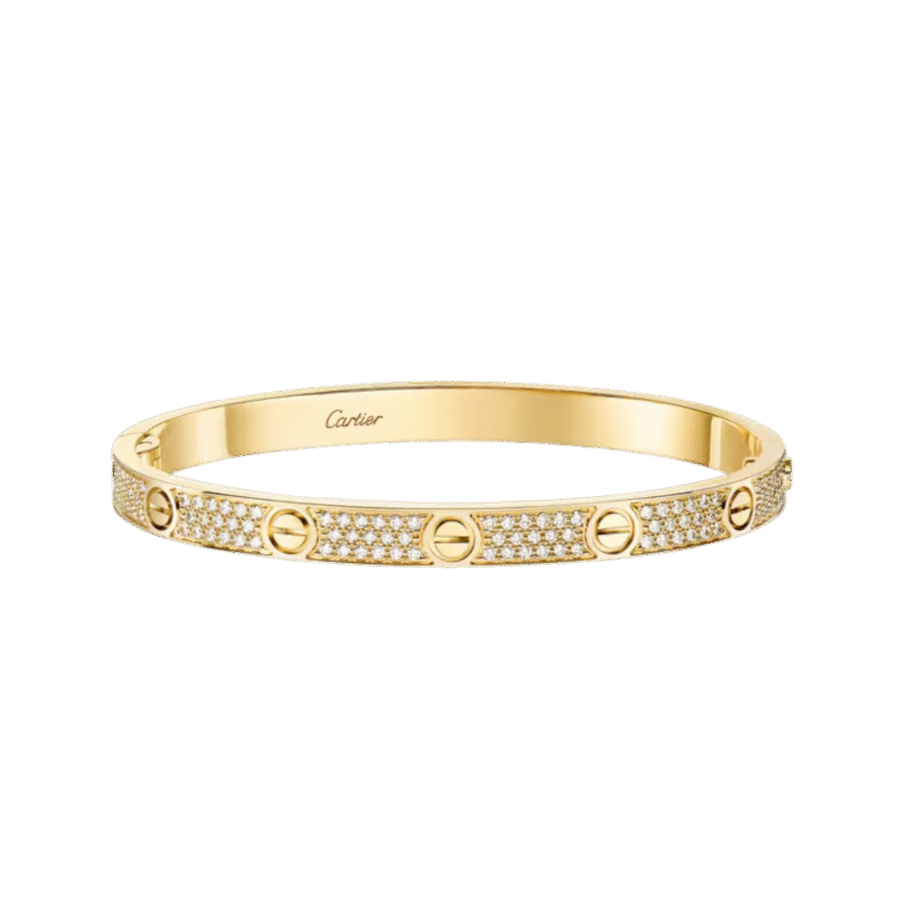 Love Bracelet, Medium Model, Paved