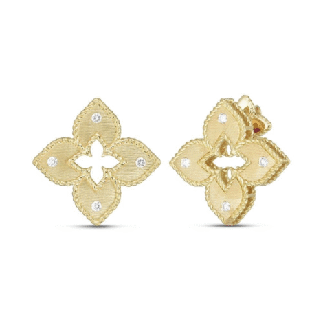 Venetian Princess Earrings with Diamonds, Small