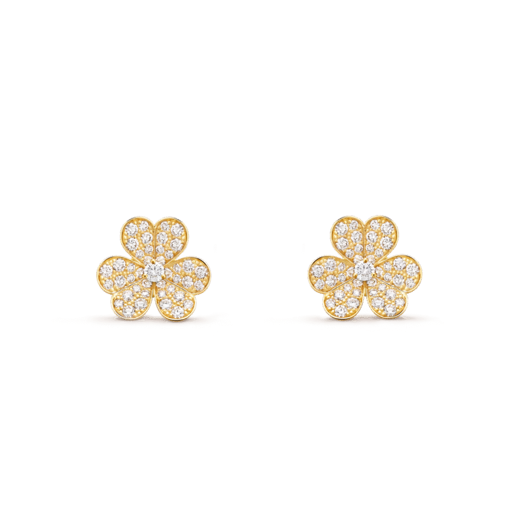 Frivole Earrings, Small Model, Diamonds