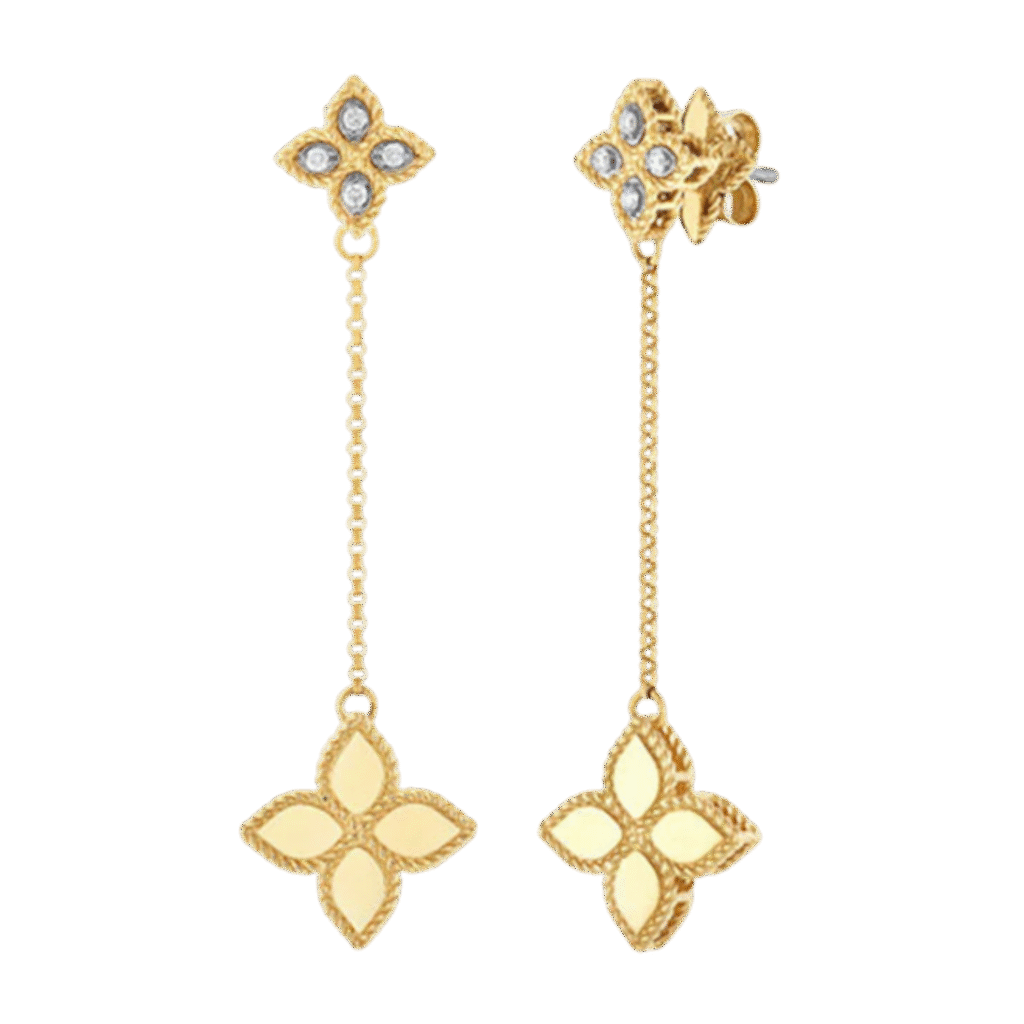 Princess Flower Dangle Earrings