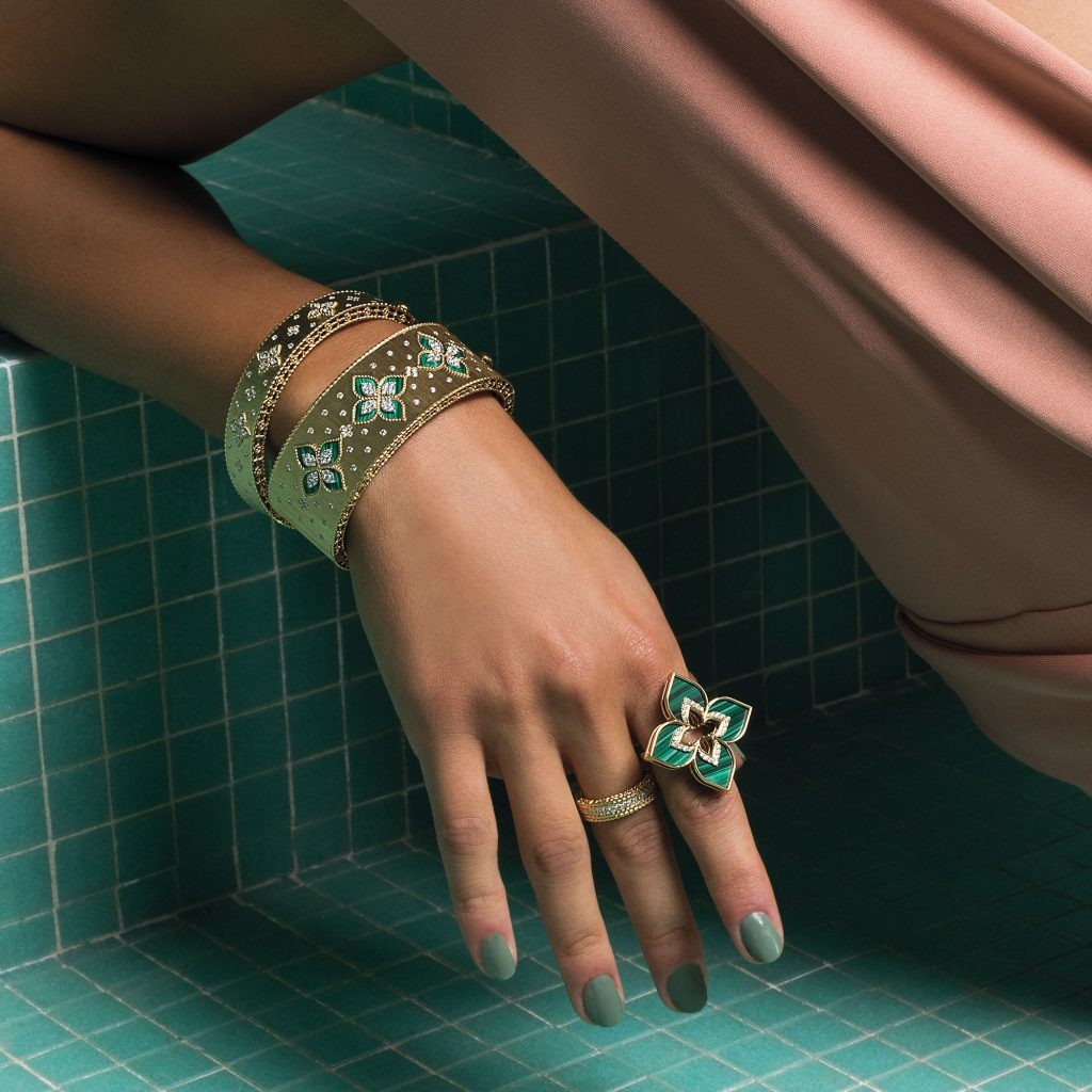 Venetian Princess Ring with Diamonds