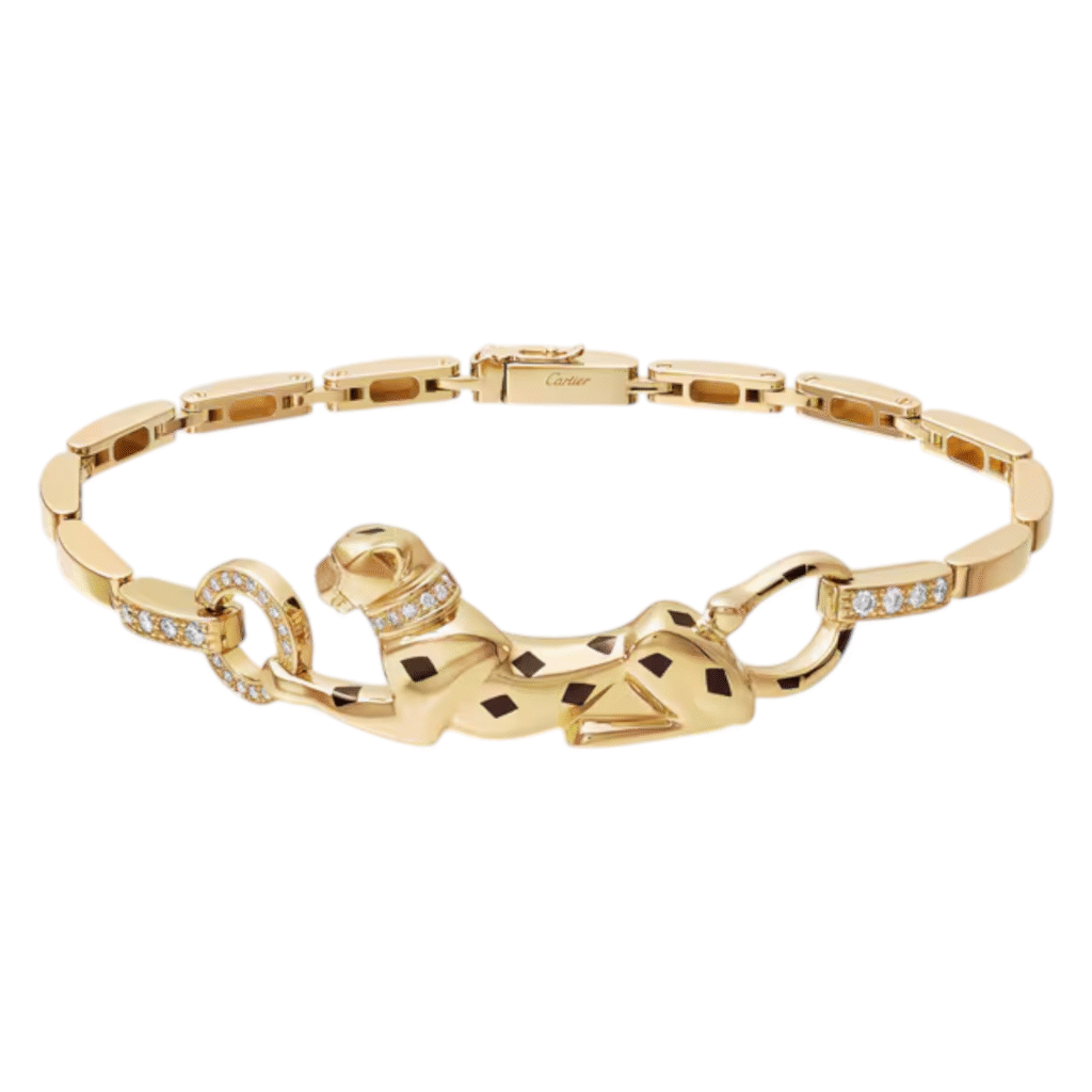 Panthčre de Cartier Bracelet, On Chain, Diamonds