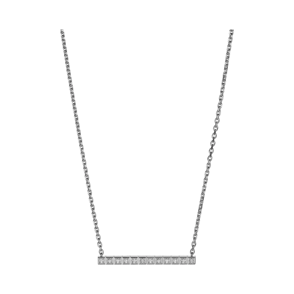 Ice Cube Necklace, Ethical Gold, Full-set Diamonds