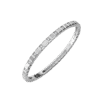 Ice Cube Bangle, Ethical Gold, Half-set Diamonds