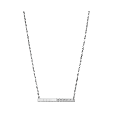 Ice Cube Necklace, Ethical Gold, Half-set Diamonds