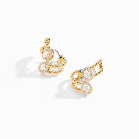 Rock Bypass Huggie Earrings