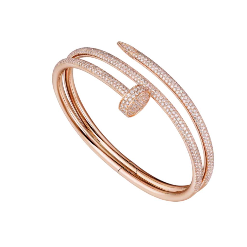 Juste un Clou Bracelet, Double, Half-Paved