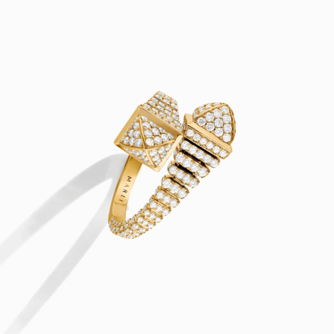 Cleo Rev Midi Full Diamond Ring