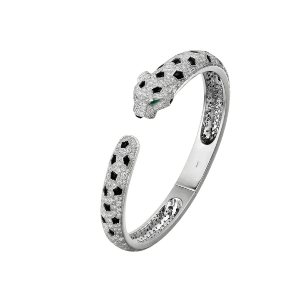 Panthčre de Cartier Bracelet, Medium Model, Paved