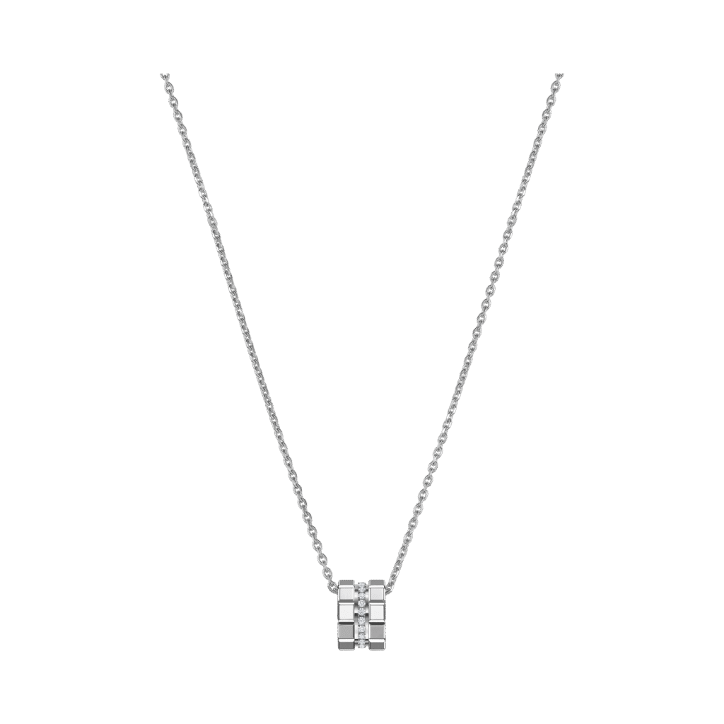 Ice Cube Pendant, Ethical Gold, Diamonds