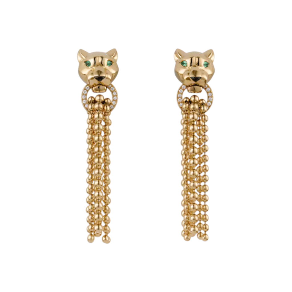 Panthčre de Cartier Earrings, Diamonds