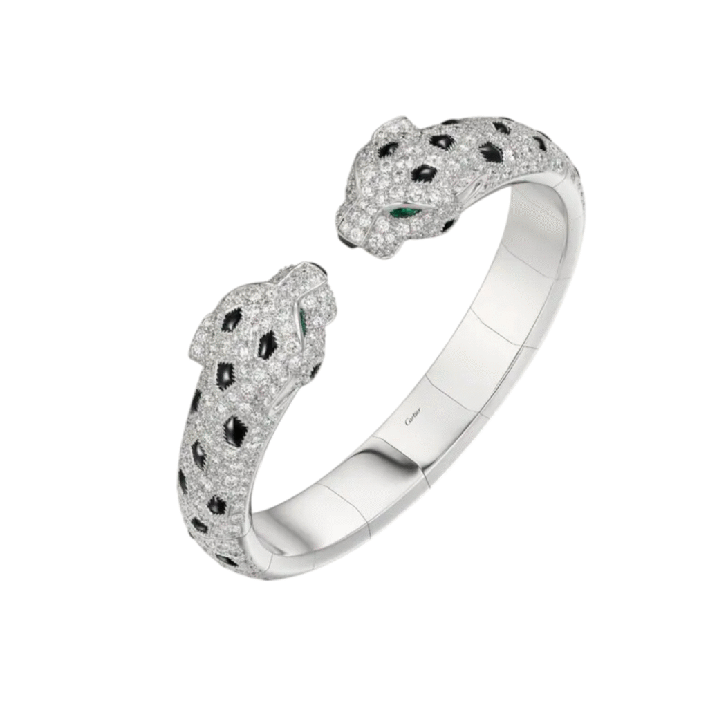 Panthčre de Cartier Bracelet, Articulated, Paved