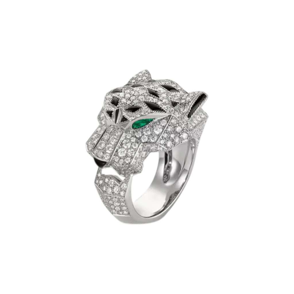 Panthčre de Cartier Ring, Paved