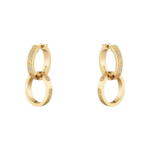 Love Earrings, Multiwear, Half-Paved