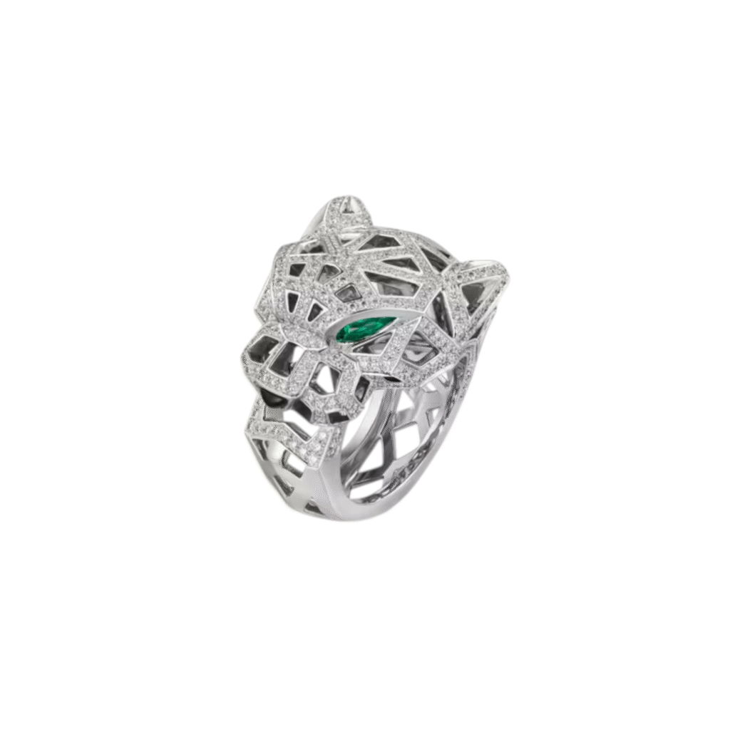 Panthčre de Cartier Ring, Paved