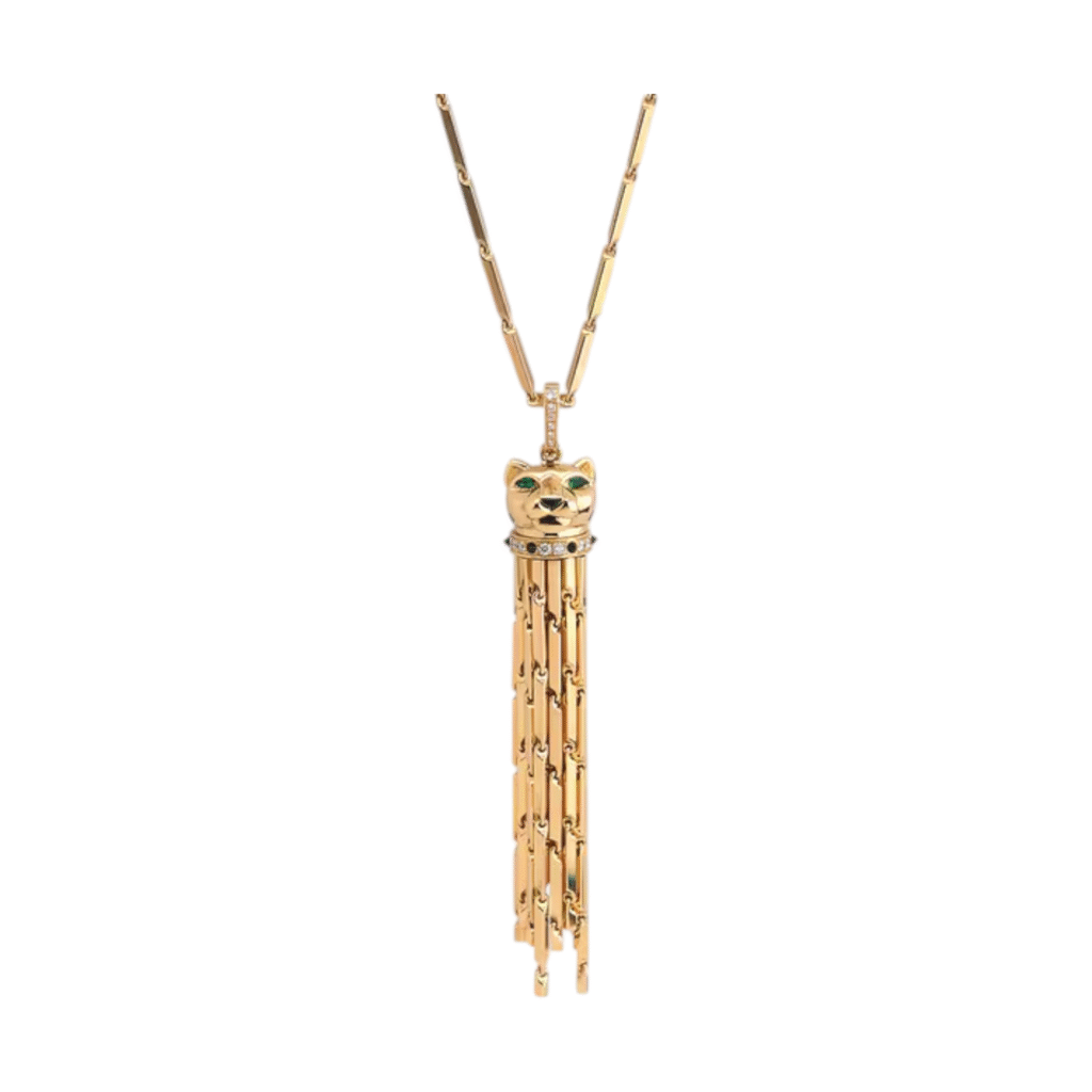 Panthčre de Cartier Long Necklace, Diamonds
