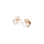 Happy Hearts Wings Earrings, Ethical Rose Gold, Diamonds, Mother-of-pearl
