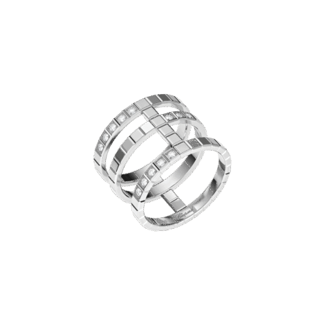 Ice Cube Ring, Ethical Gold, Diamonds