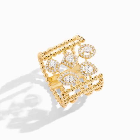 Rock Multi-Strand Ring
