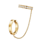 Love Single Earrings, Multiwear, Half-Paved