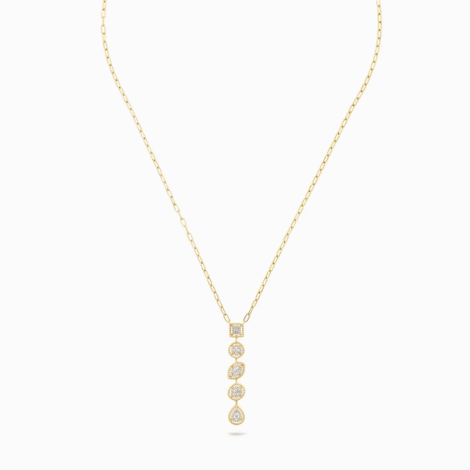 Rock Drop Chain Necklace