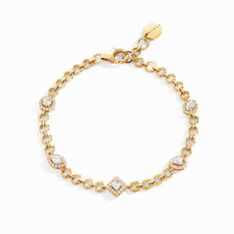 Rock Charm Chain Bracelet