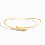 Cleo Gold Midi Choker with Diamond Pyramids