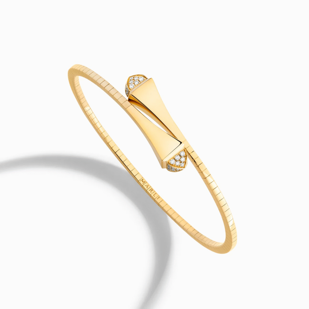 Cleo Midi Gold Bracelet with Diamonds