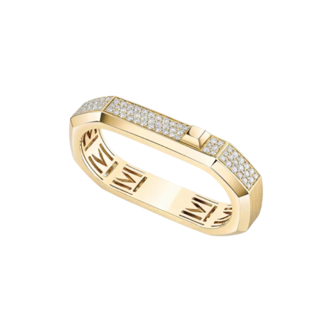 Moderniste Pavé Two-finger Ring