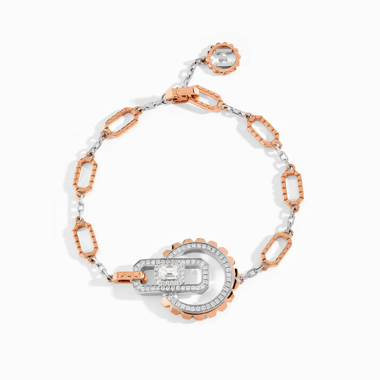 Empire Two-Tone Diamond Bracelet