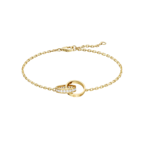 Love Bracelet, On Chain, Half-paved