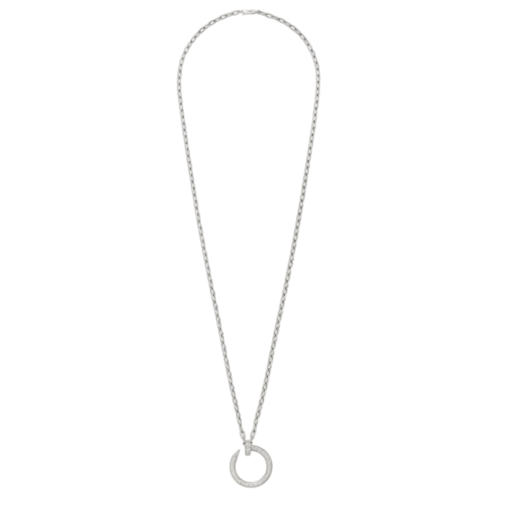 Juste un Clou Long Necklace, Multiwear, Extra-Large Model, Paved