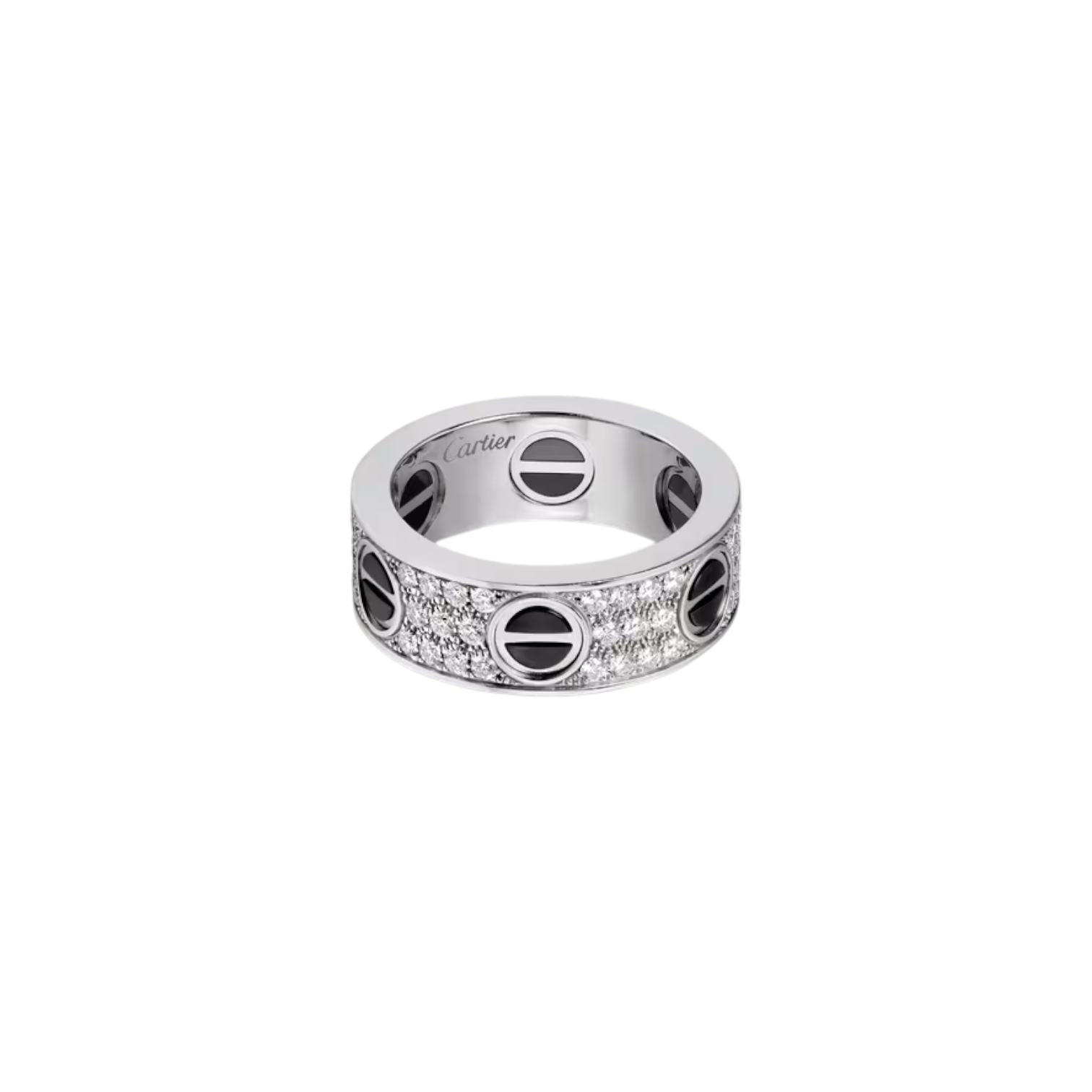 Love Ring, Classic Model, Paved, Ceramic