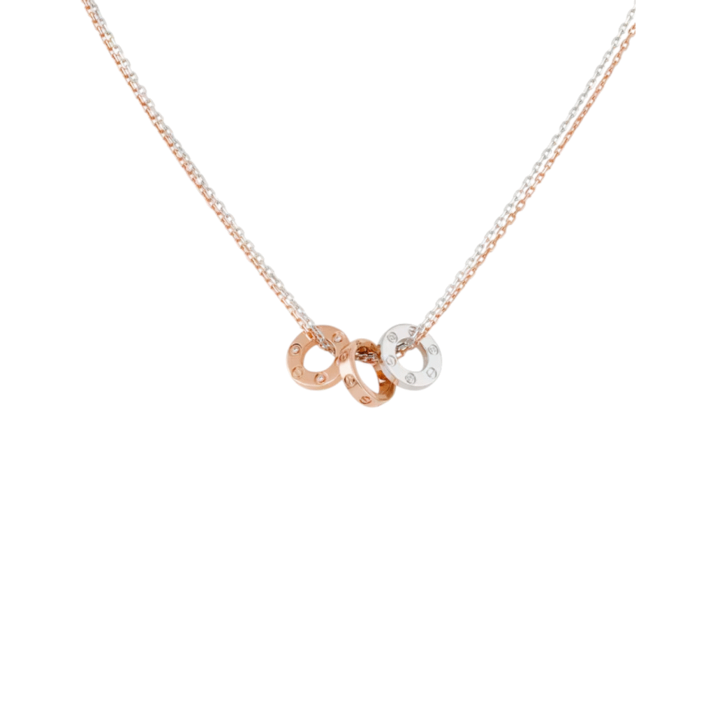Love Pendant, 6 Diamonds