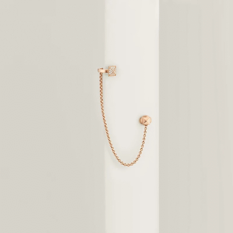 Hermès Clou d'H Left Single Ear Climber Earring
