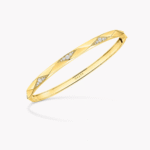 Laurence Graff Signature Faceted Pavé Diamond Bangle