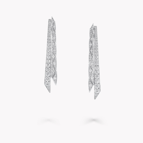 Laurence Graff Signature Faceted Double-Strand Earrings