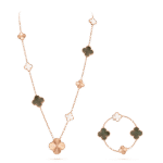 Magic Alhambra Transformable Long Necklace, 15 Motifs - Image 4