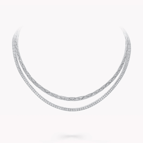 Laurence Graff Signature Faceted Double-Strand Chain Necklace