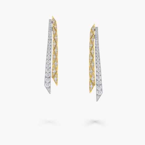 Laurence Graff Signature Faceted Double-Strand Earrings