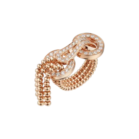 Agrafe Ring, Half-Paved