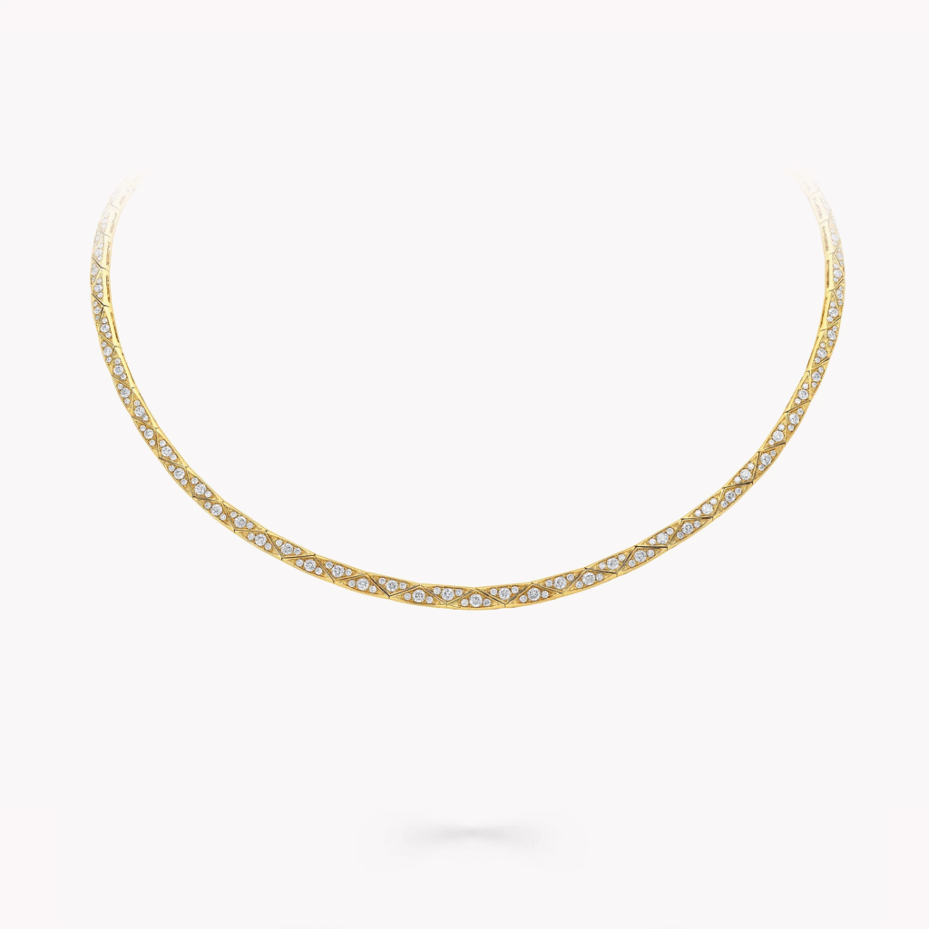Laurence Graff Signature Faceted Chain Necklace