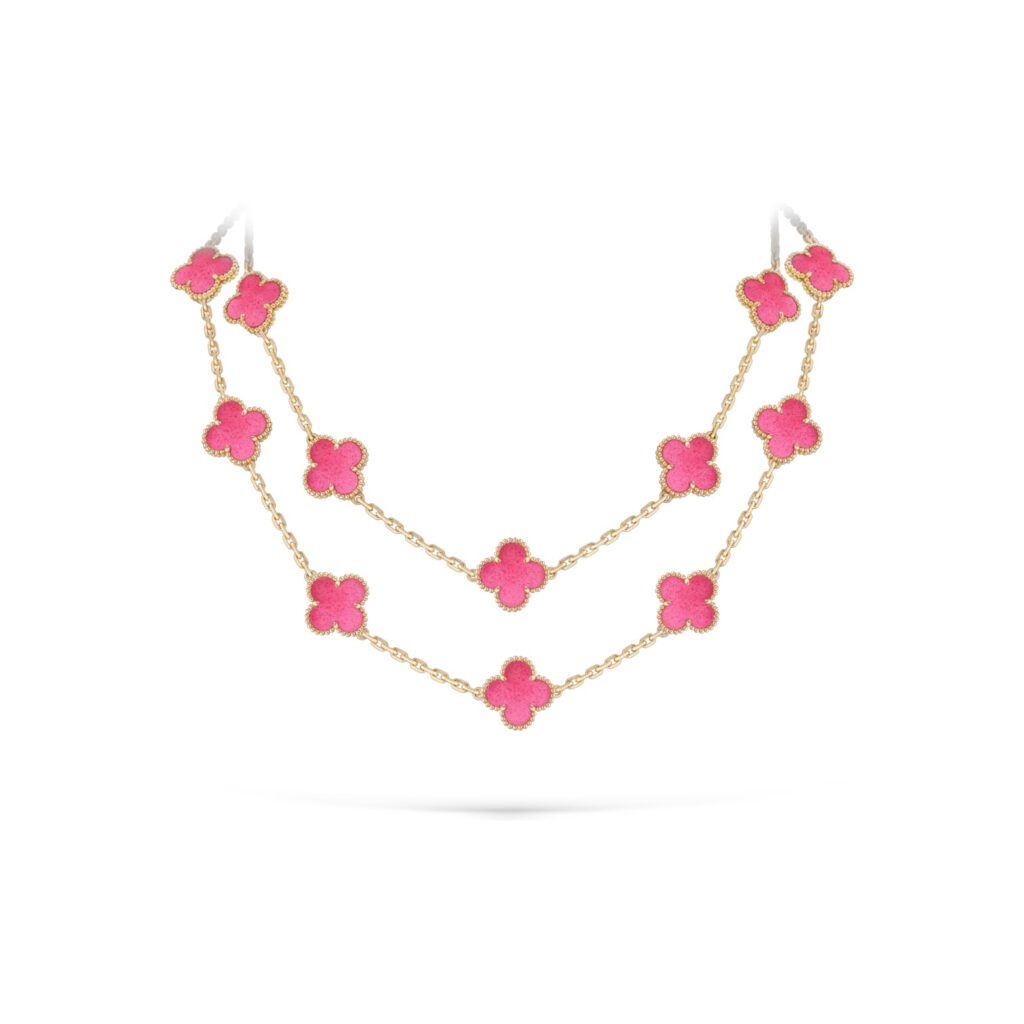 Vintage Alhambra Long Necklace, 20 Motifs