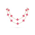 Vintage Alhambra Long Necklace, 20 Motifs